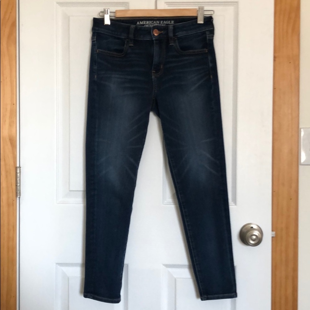 Cropped skinny jeans